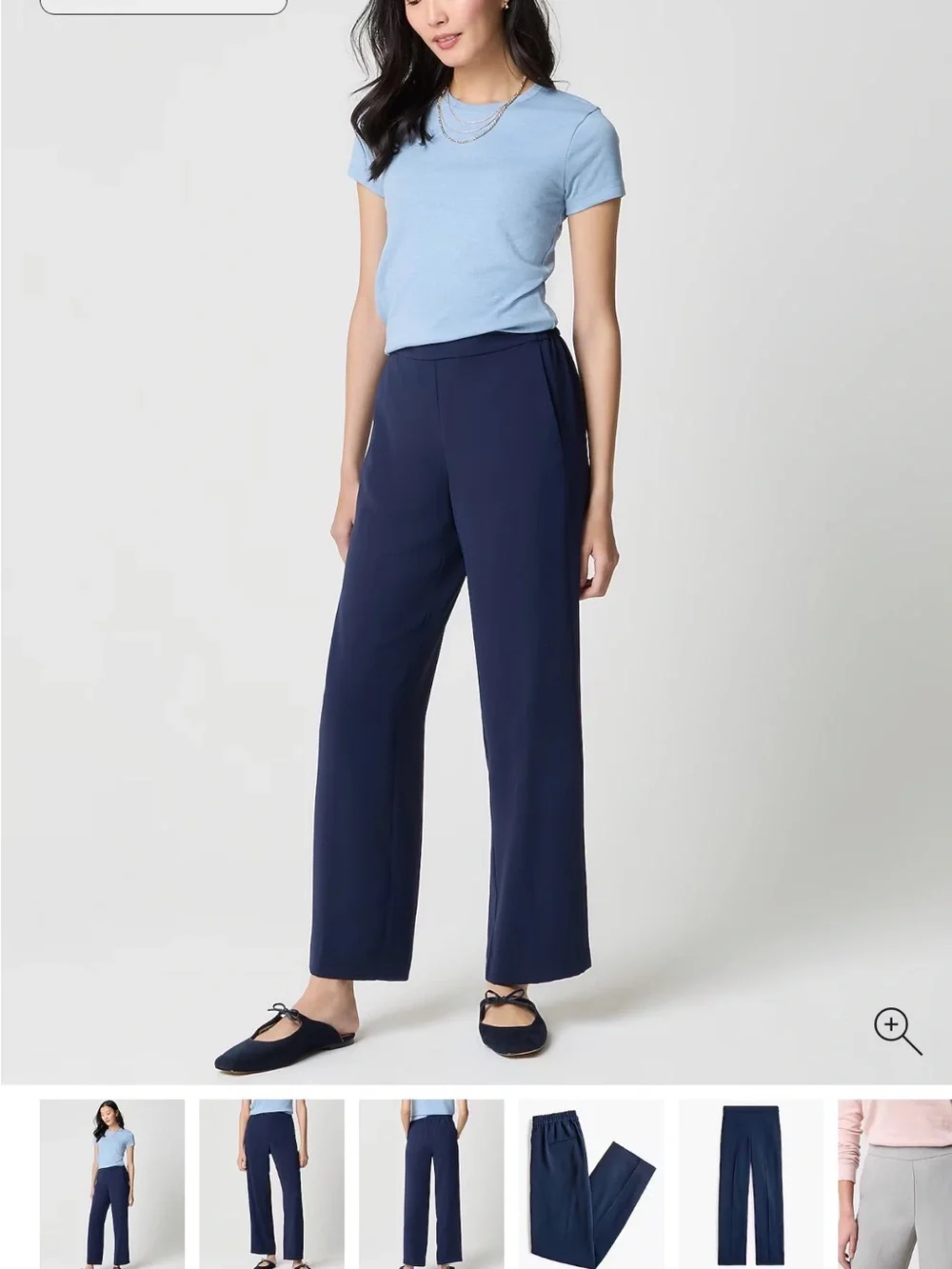 J Crew Jamie Pants in Navy